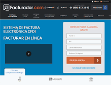 Tablet Screenshot of facturadorelectronico.com